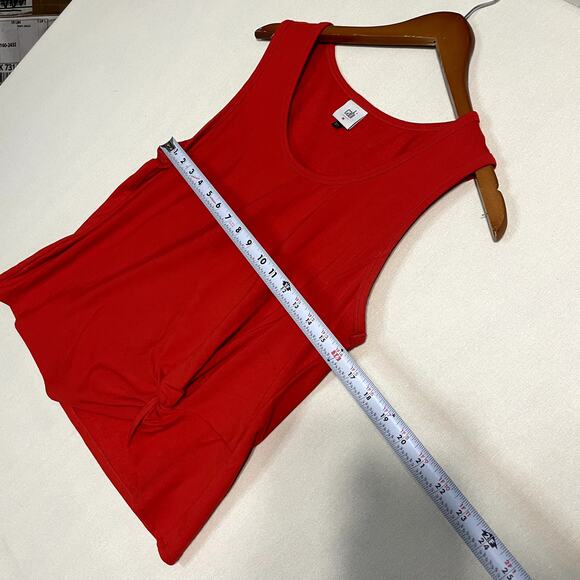 Cabi Women's Knotty Twist Tank Top Red Sleeveless Style - Size M - Picture 8 of 9